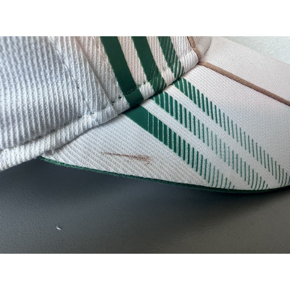 White Boston Celtics Hat Cap Fitted Mens OSFM  NBA Adidas Modern Active Wear - Picture 5 of 15